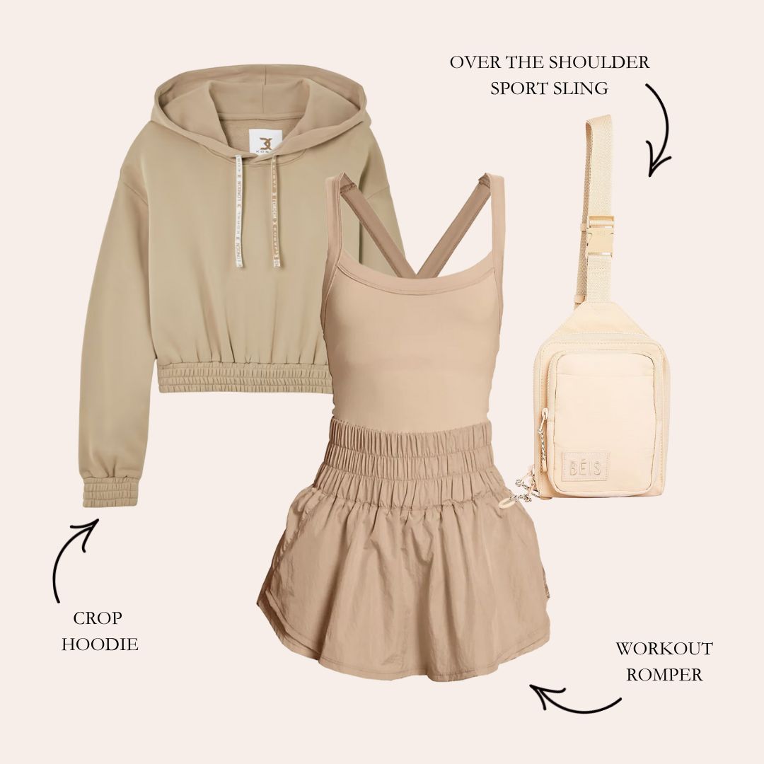 Sporty sling style outfit