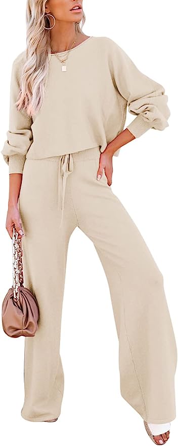 cropped sweater loungewear set