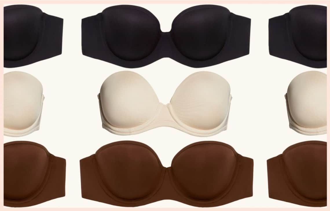 best strapless bras