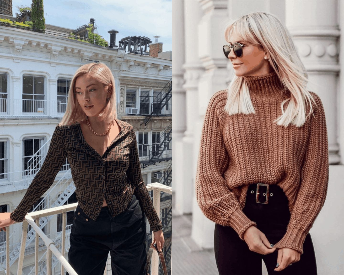 brown and black fashion