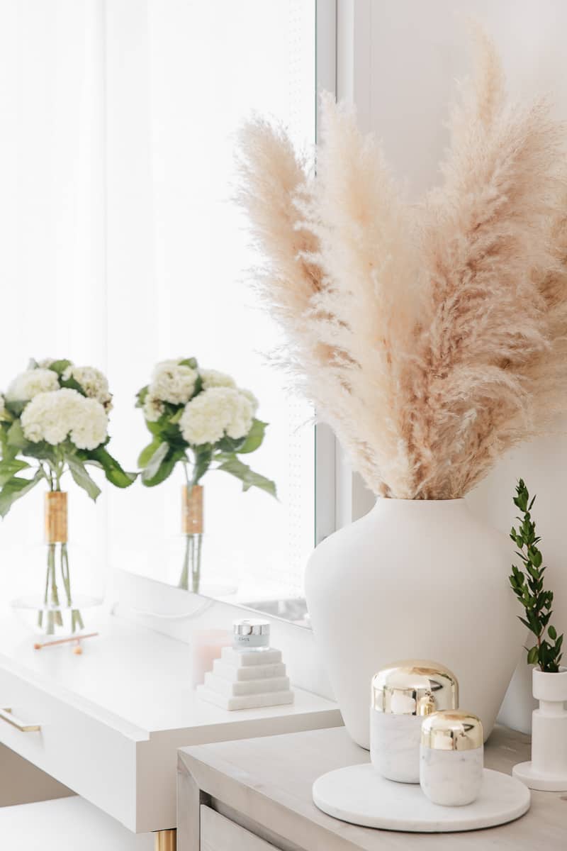 faux pampas grass