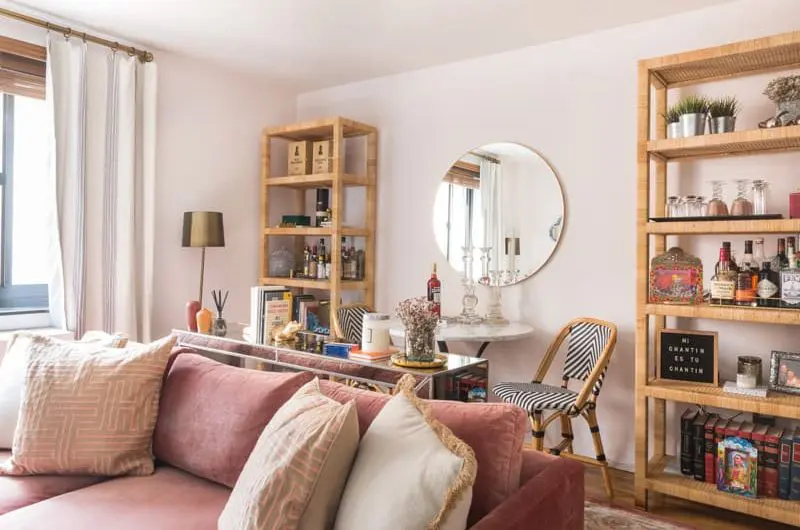 boho living room affordable home decor