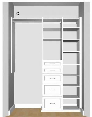 california closets design cost