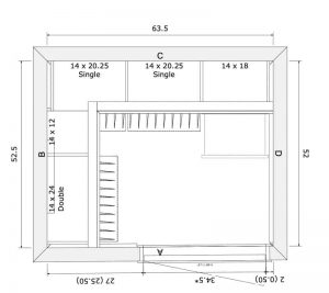 custom closet sketch design