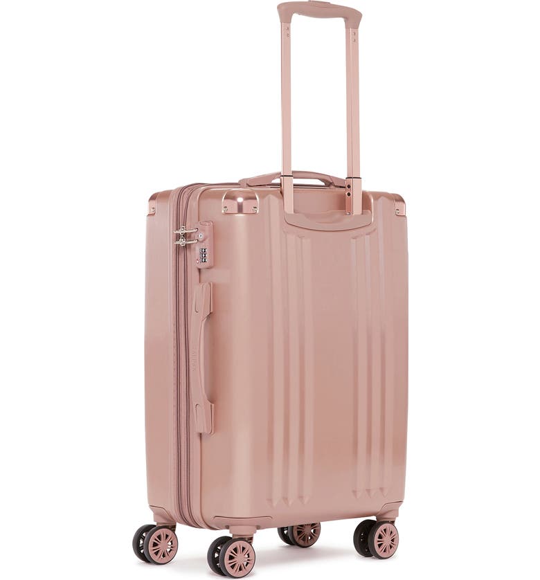 CALPAK Ambeur 22-Inch Rolling Spinner Carry-On, Alternate, color, ROSE GOLD