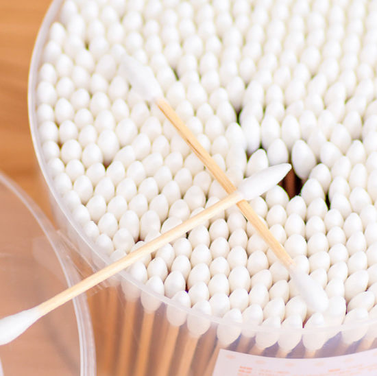 China Double Pointed End Make up Cotton Swabs Cotton Ear Buds Cotton Swab  with Wood Sticks - China Medical Supply, Medical Products