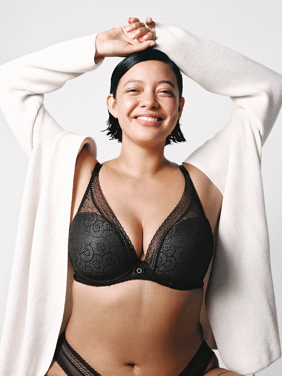 Chantelle Festivité Lace Plunge Bra