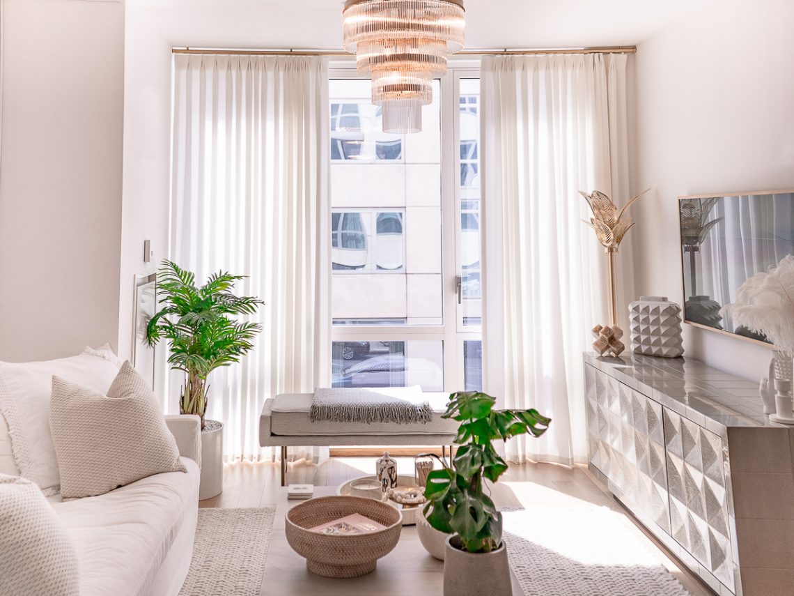 hotel inspired living room
