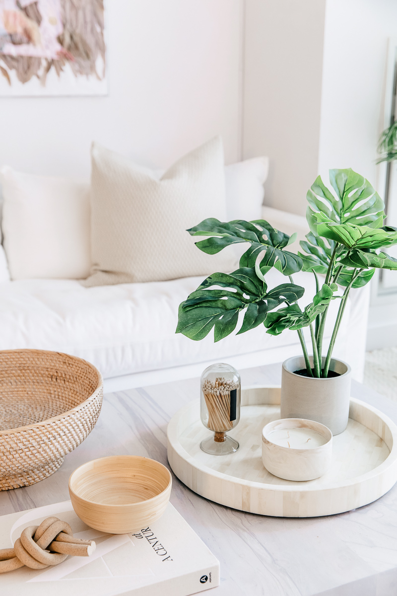 styled coffee table