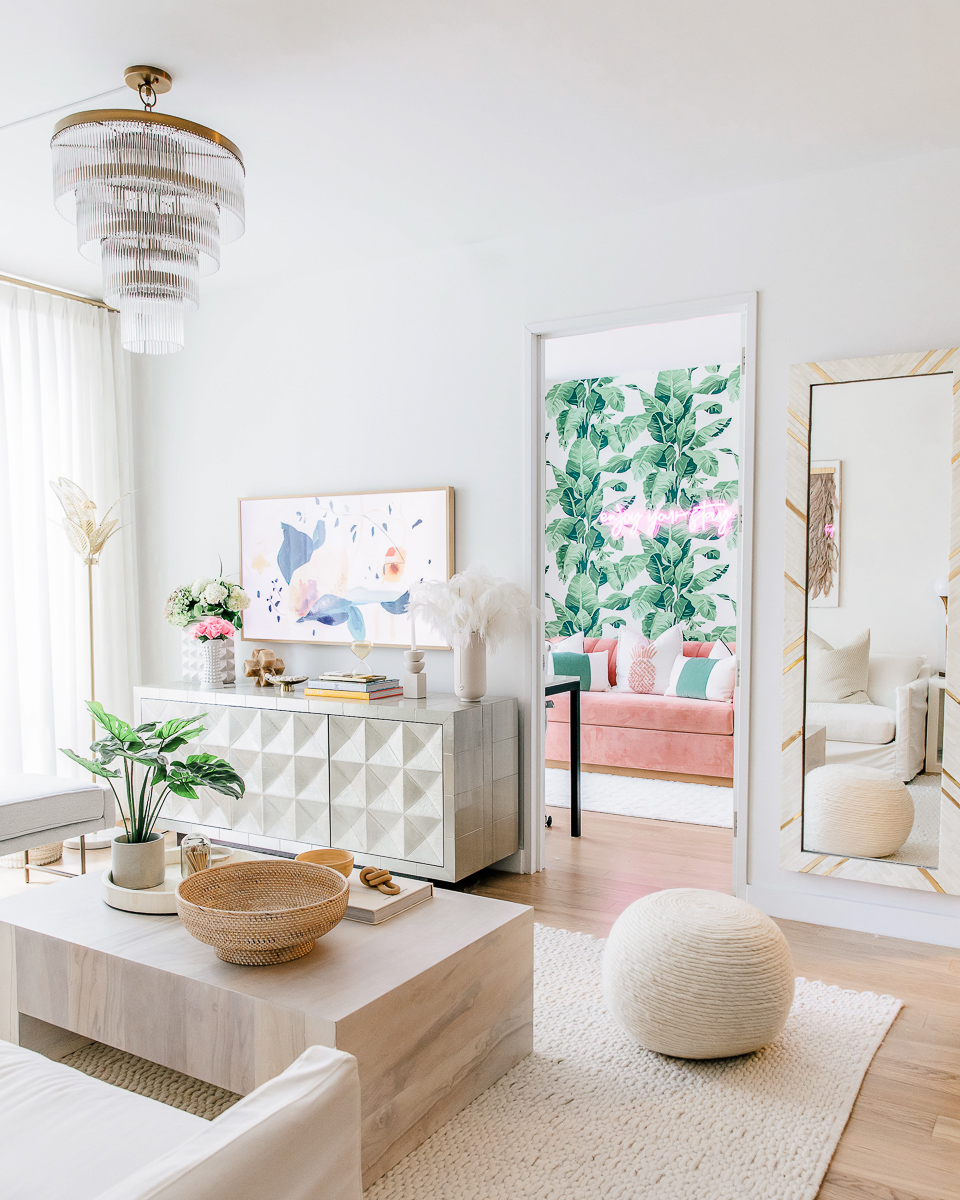 hotel inspired living room