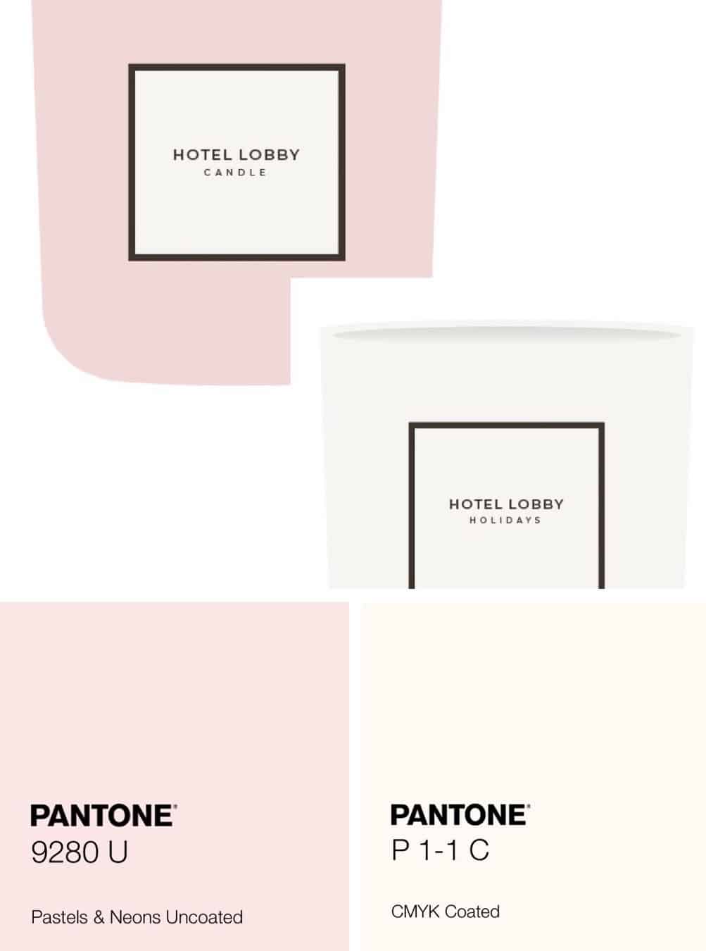 hotel lobby candle mood board