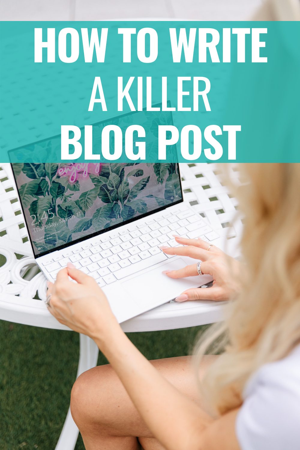 how to write a blog post