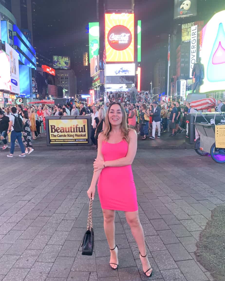 Times Square girls weekend in nyc