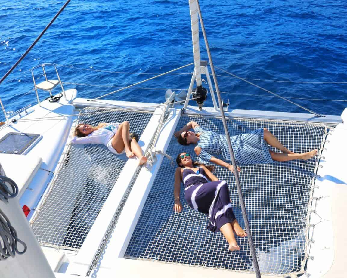 island hopping boat charter santorini