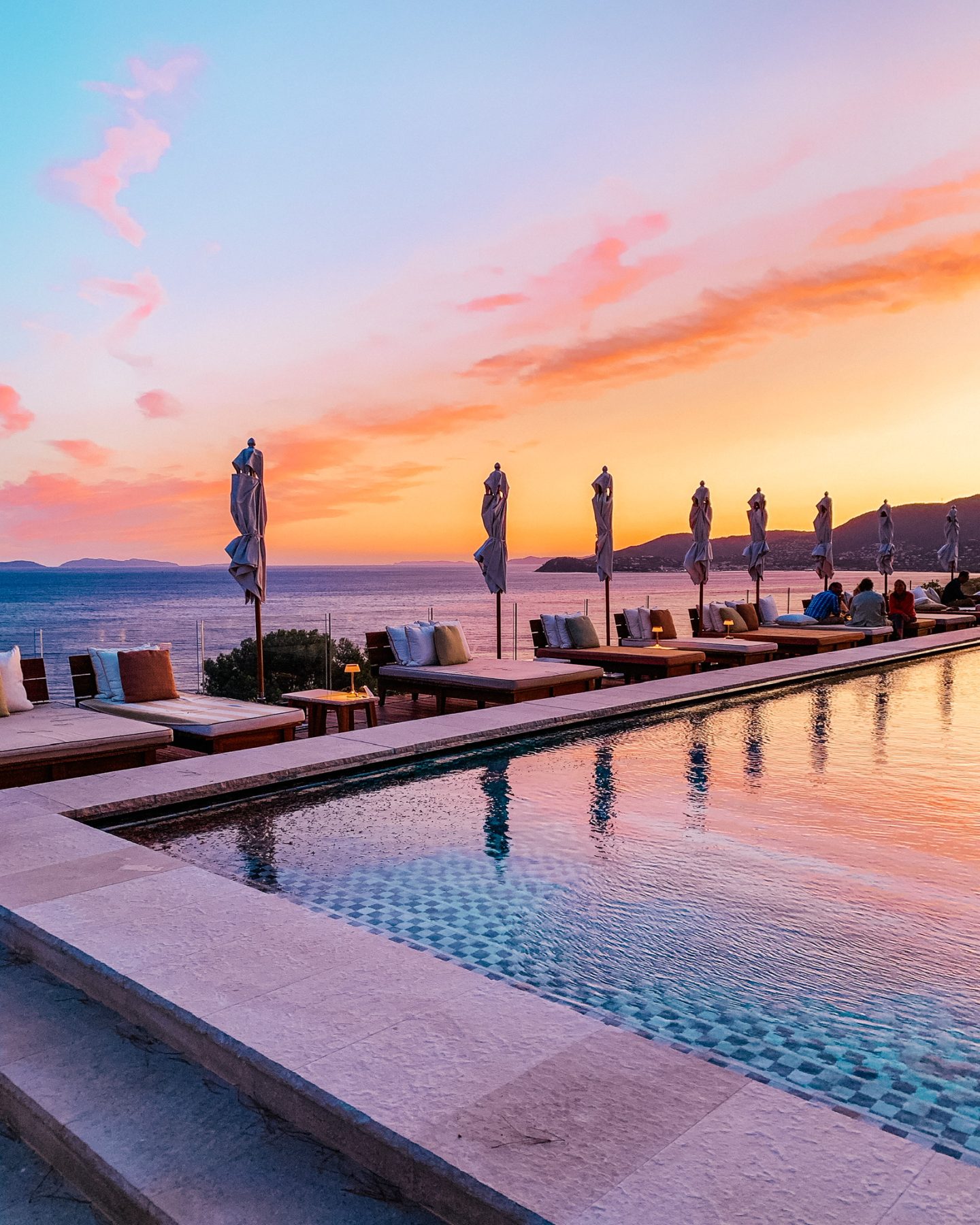 Sunset in St. Tropez
