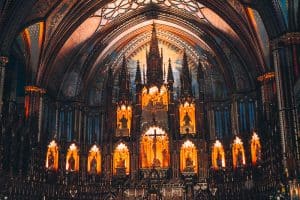 aura lightshow notre dame montreal