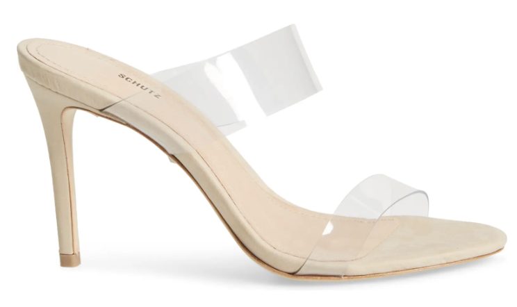 Schutz PVC Dress Sandals