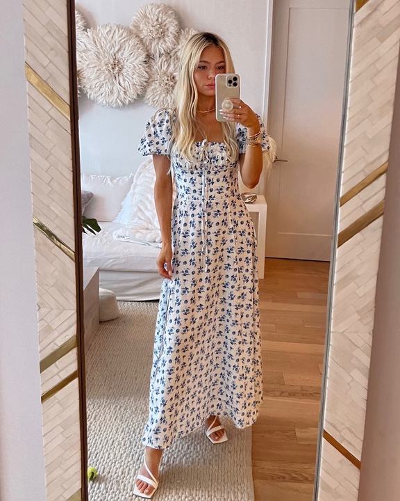 floral dress outfit