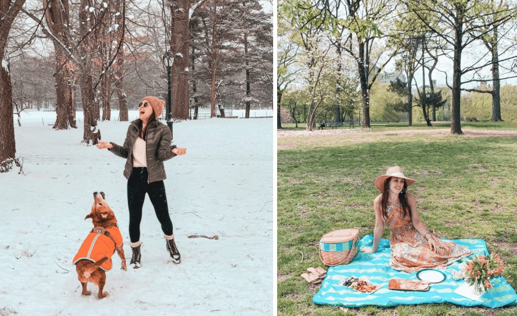 Central Park girls weekend in nyc