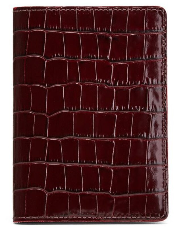 Cuyana leather passport case