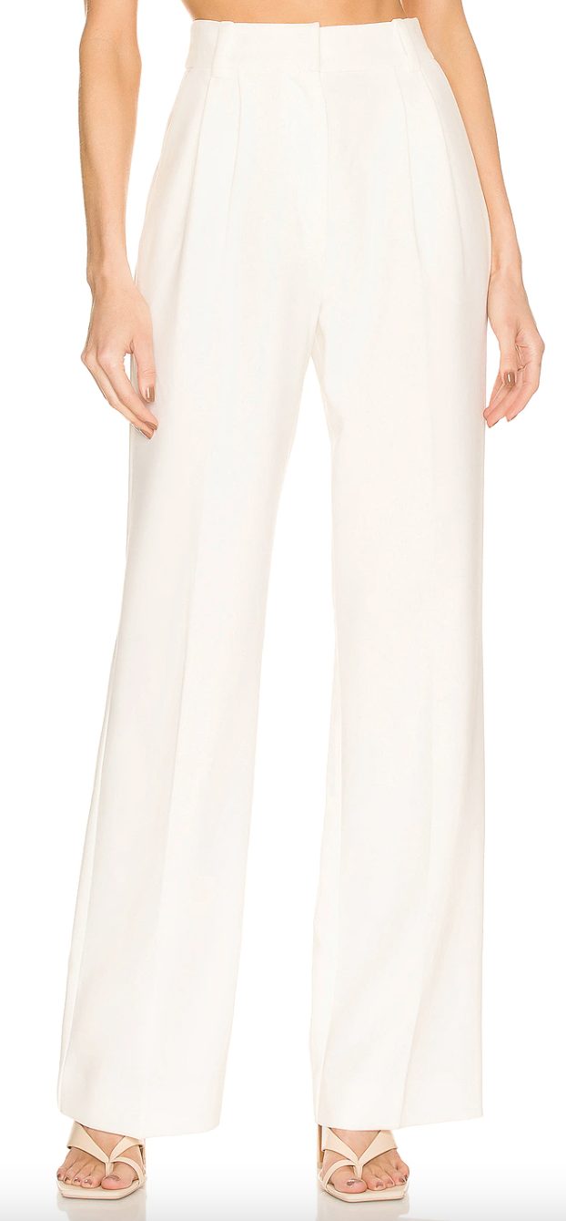 white pants party outfit