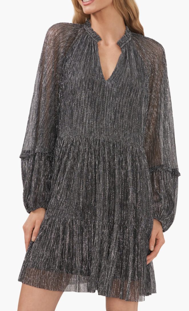 Metallic Cocktail Dress | Work Holiday Party Dresses