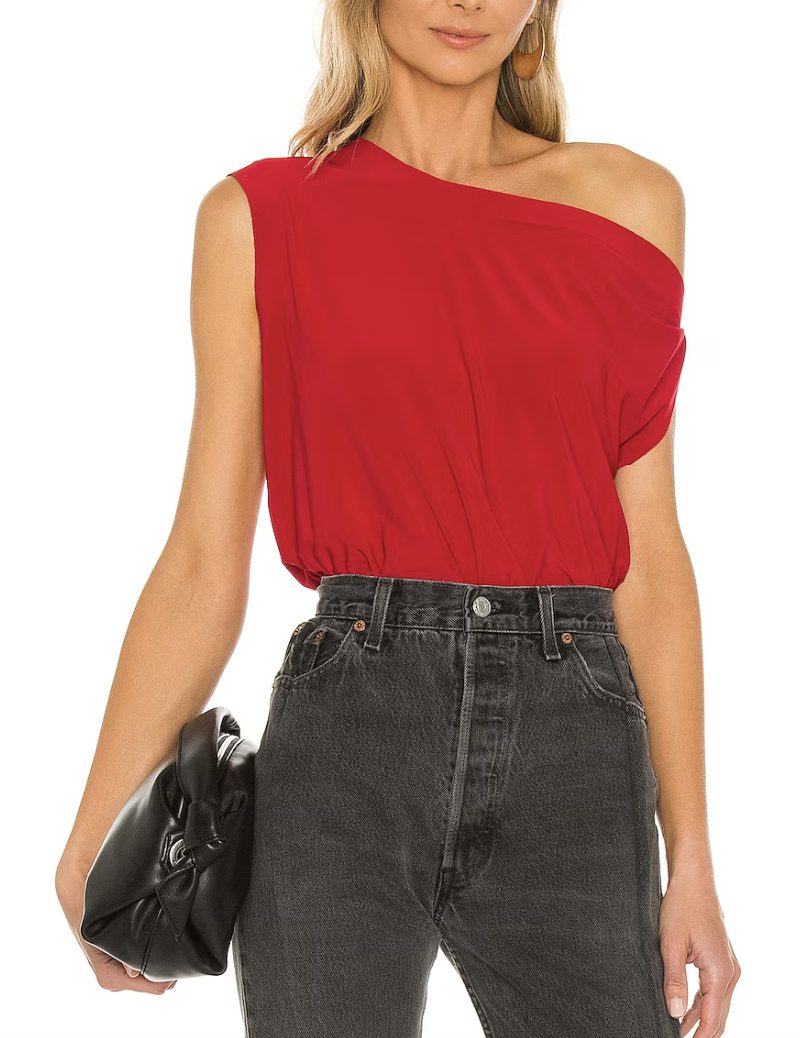 red top party outfit