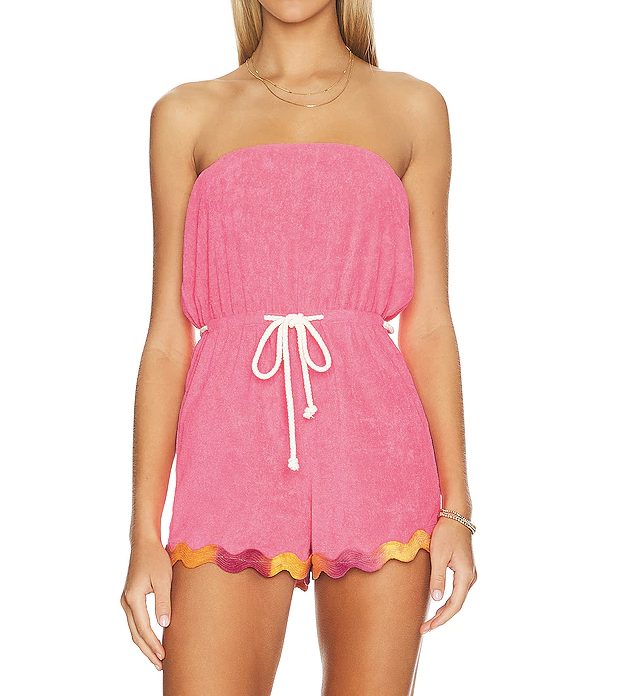 pink romper cover up | Cute Swimsuit Cover-Ups