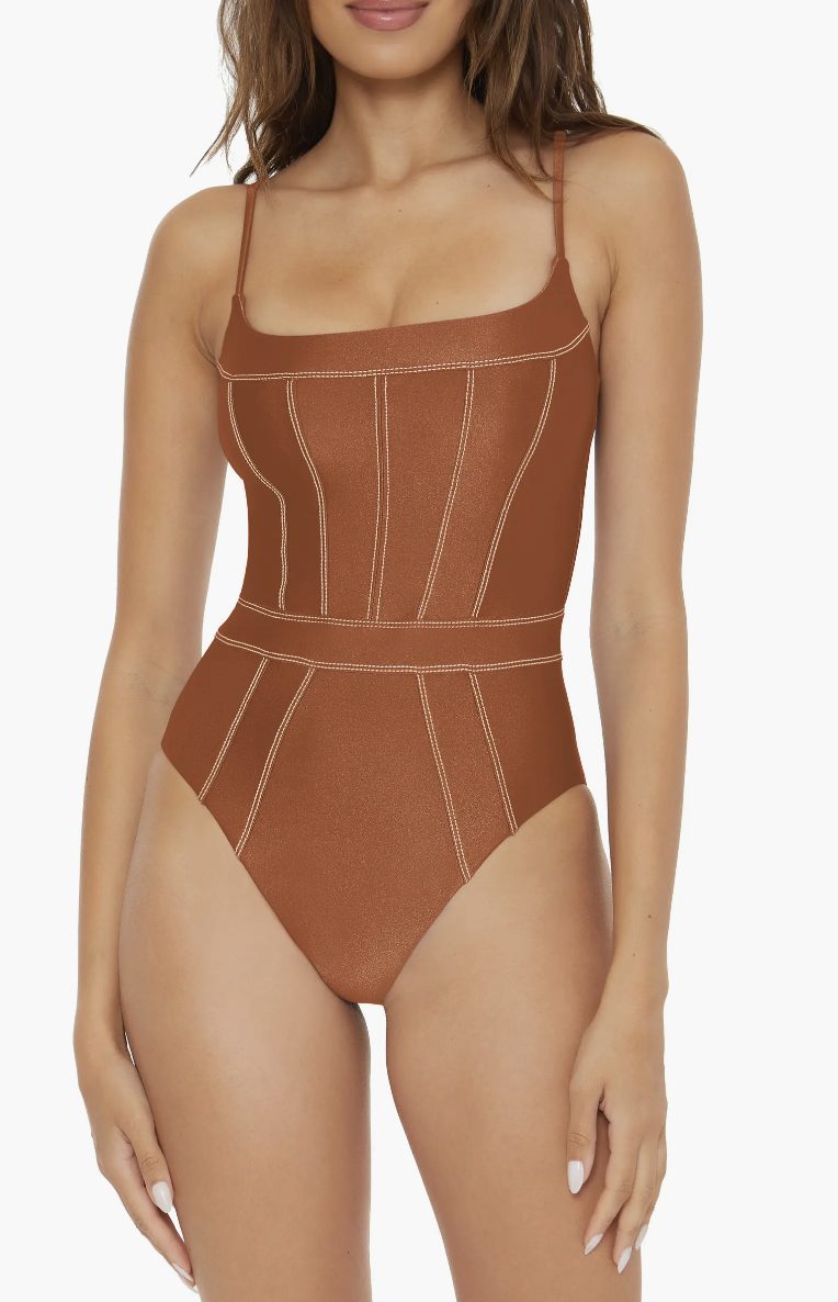 Becca Color Sheen Full Coverage One Piece Swimsuits