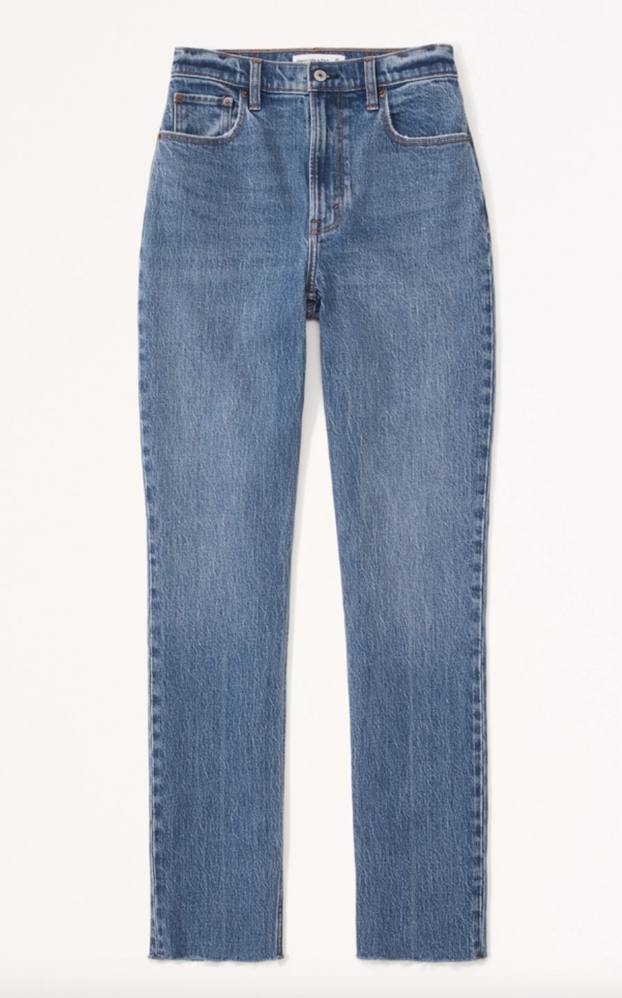A&F curve love ultra high rise 90s straight jean