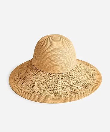 J.Crew Textured Summer Straw Hat