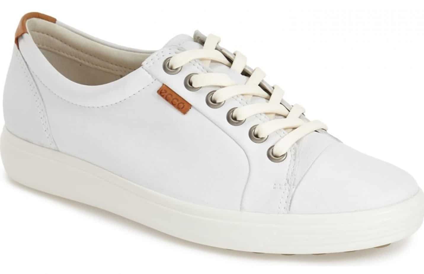 ecco white leather sneaker | Best White Sneakers for Women