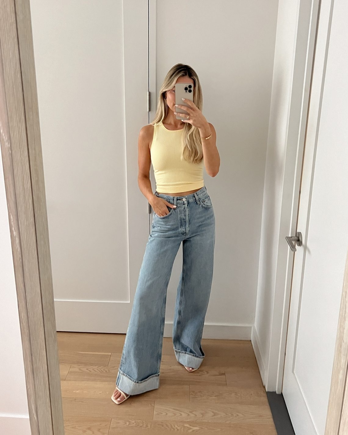 How to Style Wide Leg Jeans