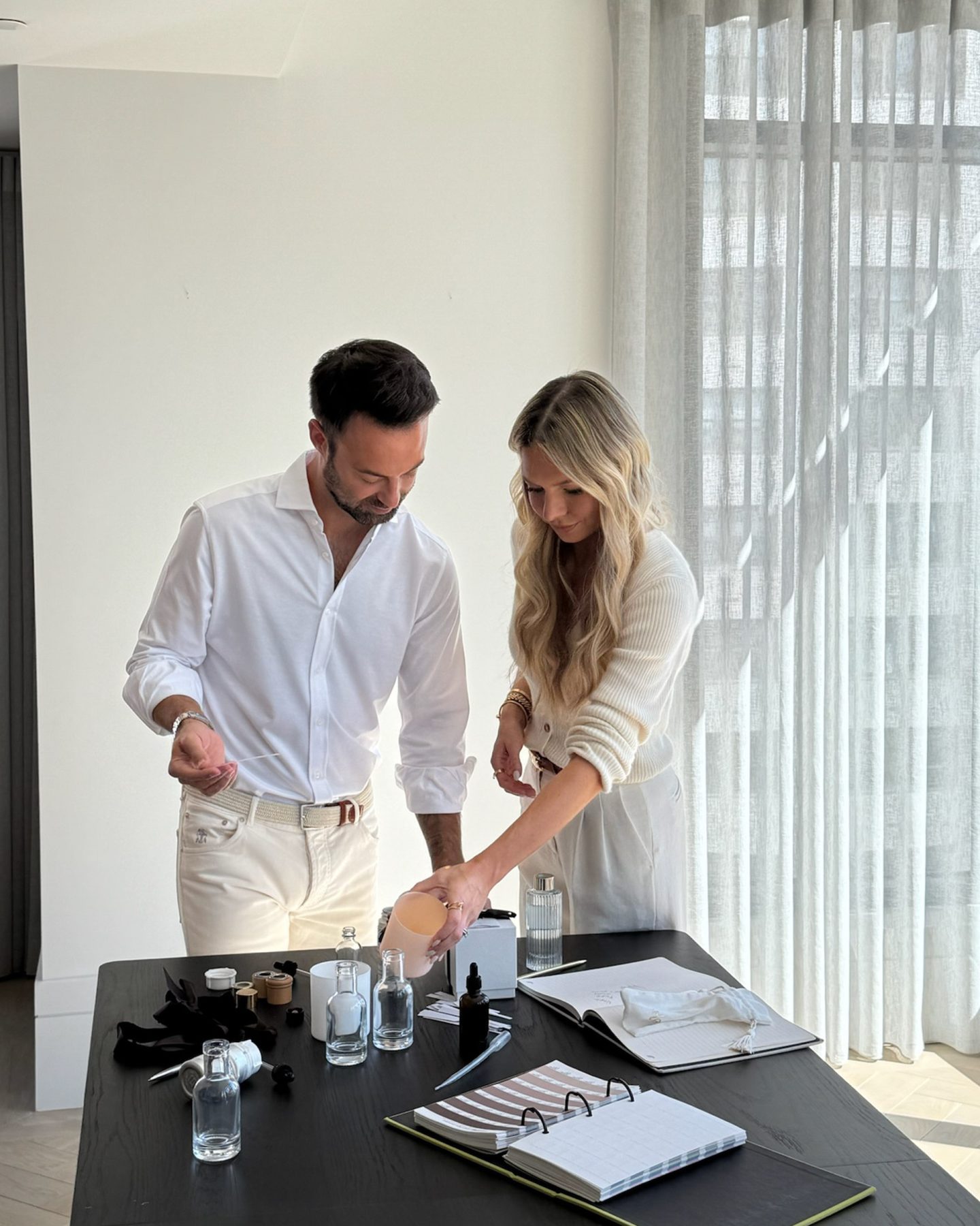 Behind-the-Scenes of a Photoshoot for Hotel Lobby Candle at The Harper