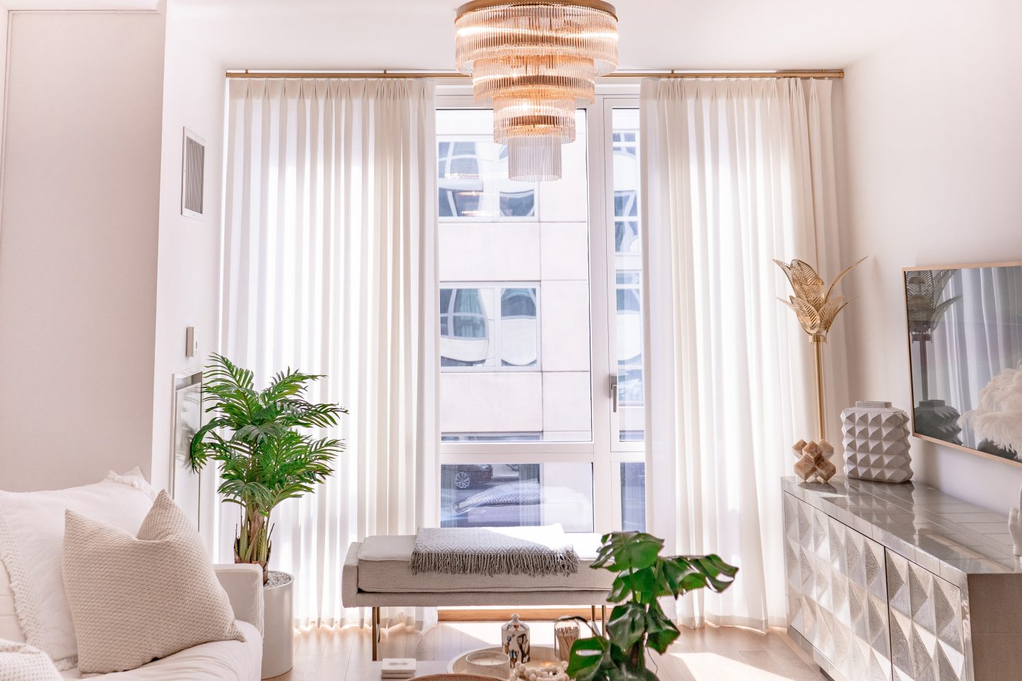 the shade store white sheer drapes
