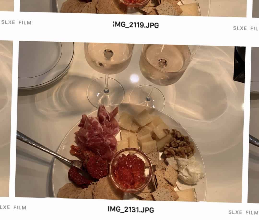wine cheese plate
